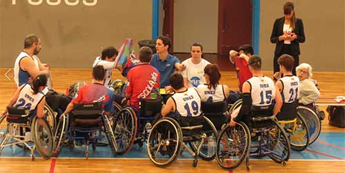 Lliga catalana bàsquet cadira rodes