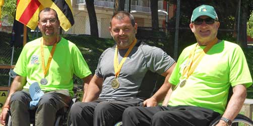 Els campions catalans de tir adaptat guanyadors campionat cat arc adaptat