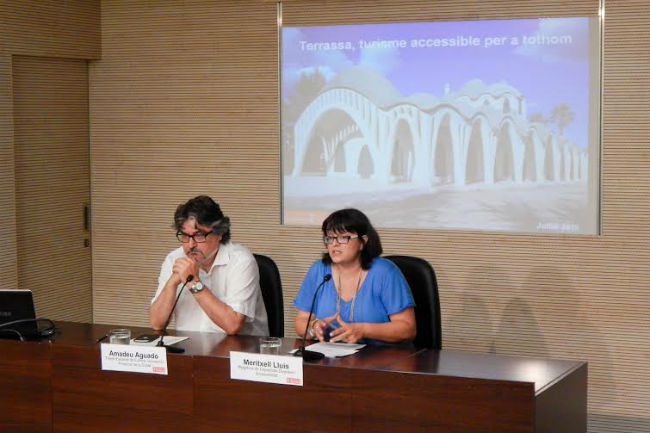 roda de premsa turisme accessible terrassa