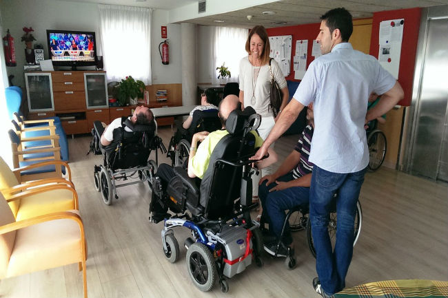 visita alcaldessa Girona residència mifas
