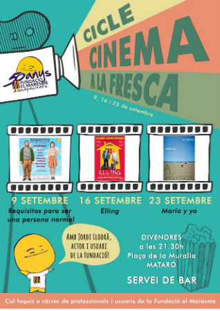 cinema a la fresca fundacio maresme