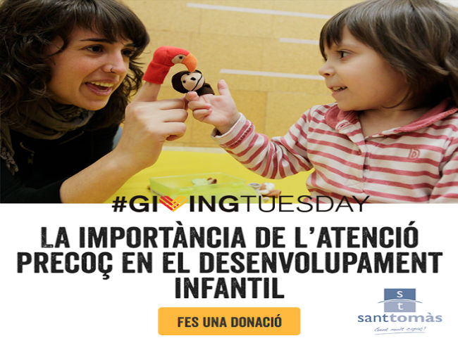 La campanya crida l'atenció sobre l'atenció precoç en el desevolupament infantil cartell-giving-tuesday-sant-tomas
