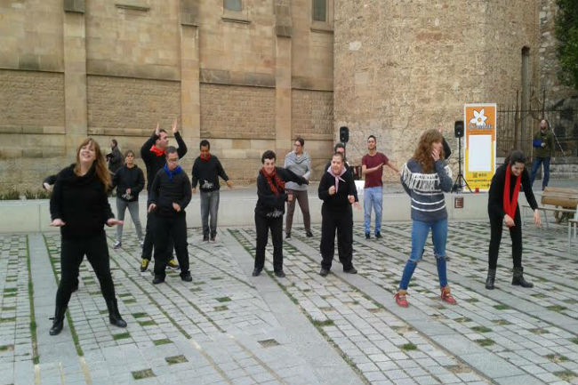 flashmob grandalla dia mundial síndrome down
