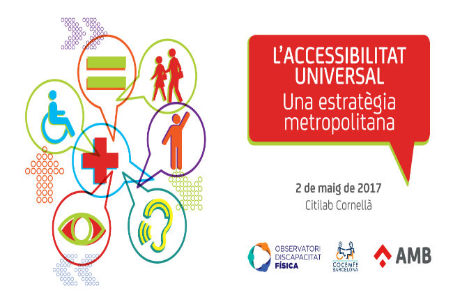 cartell jornada accessibilitat municipis amb cocemfe bcn