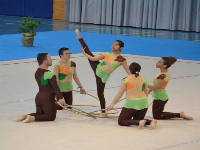 gimnastes rítmica discapacitat trofeu sitges