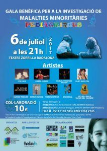 Cartell gala benèfica cartell gala benèfica malalties minoritàries