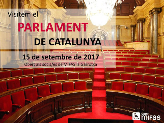 delegació mifas garrotxa visita Parlament Catalunya