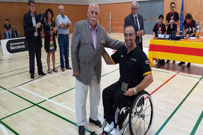 jaume llambí homenatge bàsquet cadira rodes