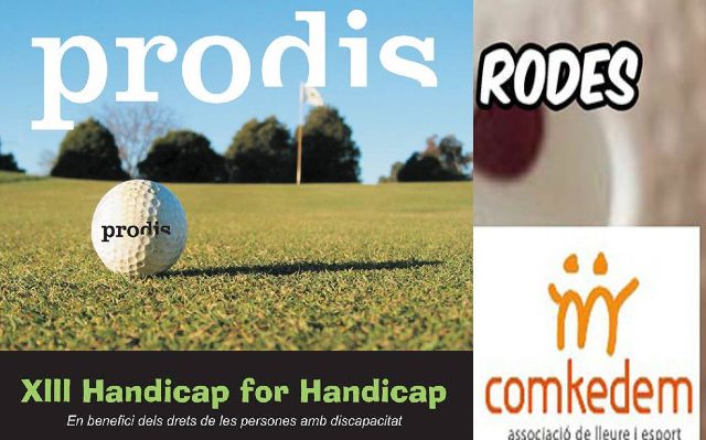 Cartell del torneig de golf solidari torneig prodis golf solidari