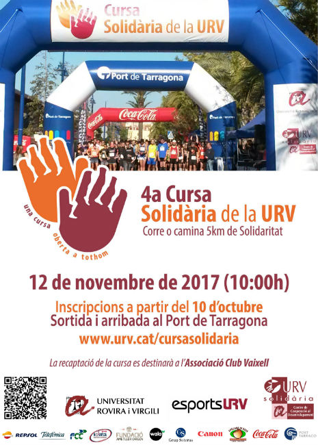Cartell de la Cursa-Caminada Cartell de la Cursa Caminada urv solidària