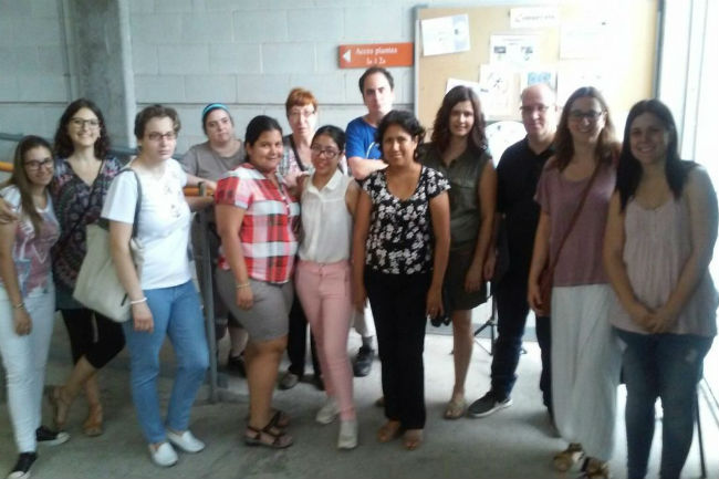 Grup de joves que han participat en el programa joves in via discapacitat intel·lectual programa garantia juvenil