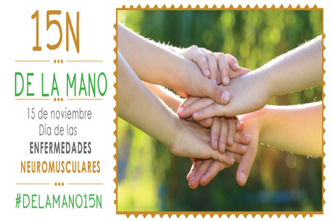 Cartell de la campanya sobre les malalties neuromusculars campanya anual visibilitat malalties neuromusculars