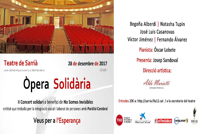 cartell concert òpera solidària no somos invisibles