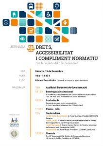 jornada experts dret discapacitat llei accessibilitat