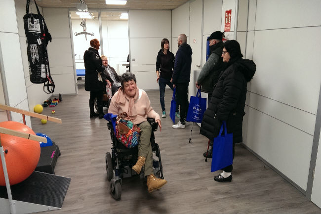 Els visitants van poder comprovar de primera mà les instal·lacions jornada portes obertes servei salut esport mifas