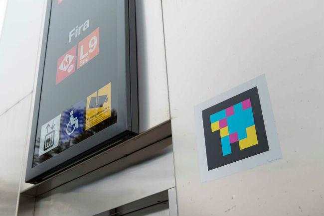 navilens sistema orientació persones cegues transports públics