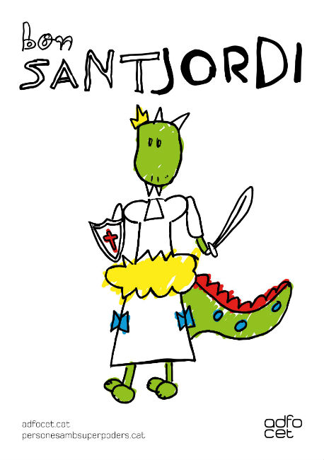 cartell catàleg productes adfo cita sant jordi