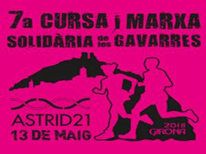 cartell cursa solidària les gavarres astrid 21