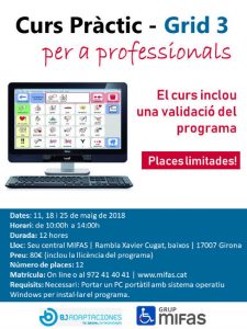 cartell programa grid 3 comunicació diversitat funcional