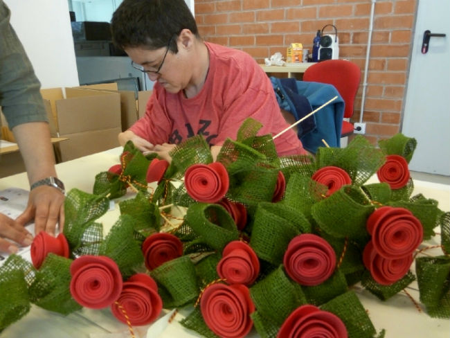 Tots els productes estan elaborats per persones amb discapacitat intel·lectual sant jordi solidari roses fundació portolà