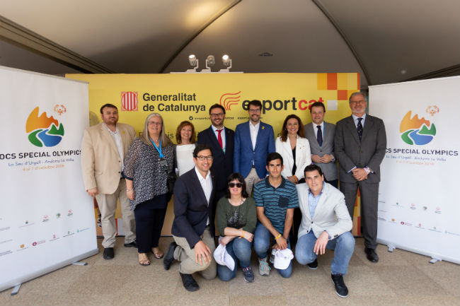 Presentació Jocs Special Olympics institucions catalanes
