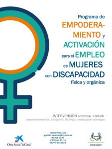 cartell programa apoderament dones discapacitat bcb