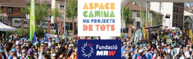 La iniciativa se celebra aquest dissabte 14 d'abril equips aspace camina trailwalker oxfam intermón