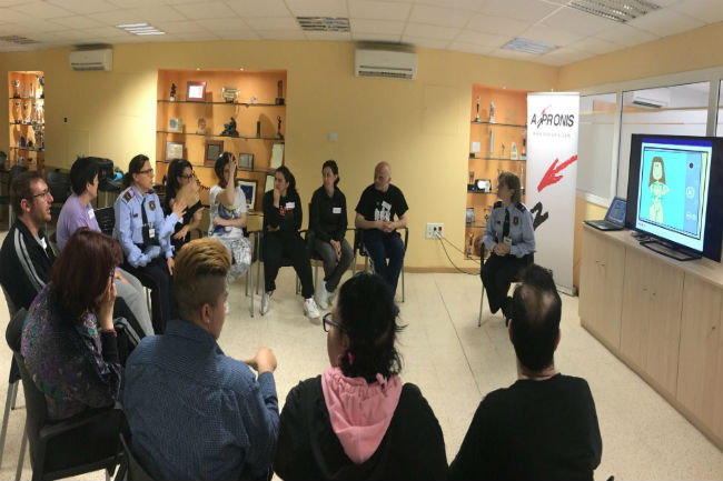 mossos taller prevenció abusos discapacitat intel·lectual