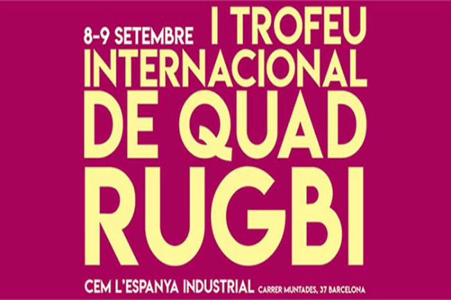 cartell trofeu internacional barcelona quad rugbi