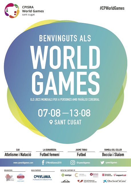 cartell jocs mundials paràlisi cerebral sant cugat catalunya