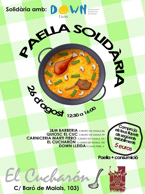 paella solidària down lleida