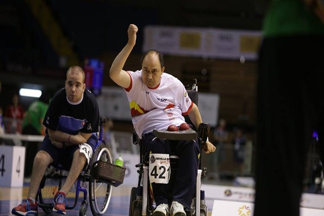 Vasile Agache quarts final mundial boccia Liverpool