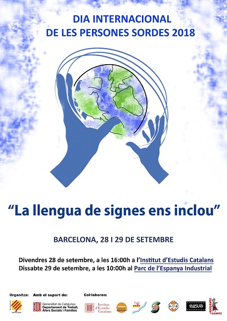 cartell programa activitats dia persones sordes 2018