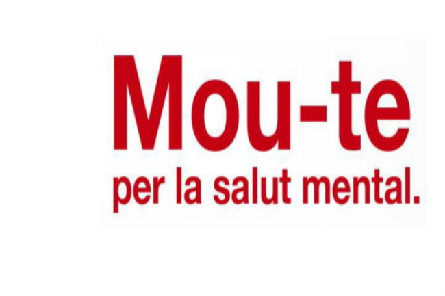 Cartell de la campanya de salut mental / moute tmb salut mental transports barcelona
