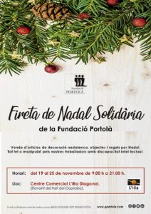 fira solidària nadal centre especial treball fundació portolà