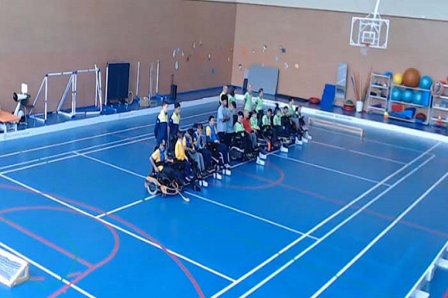 comkedem segona posició lliga  catalana hoquei cadira rodes elèctirca