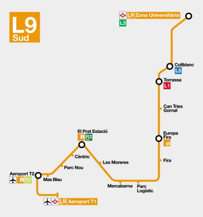 Quinze noves estacions accessibles a la línia 9 Sud del metro de Barcelona