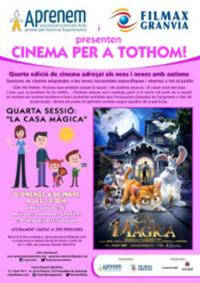 L’Associació Aprenem organitza una sessió de cinema per a infants amb autisme
