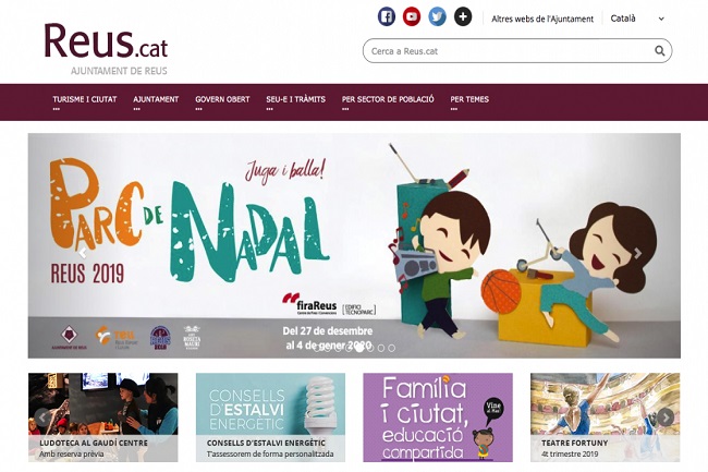 web reus portals municipals accessibles estat espanyol