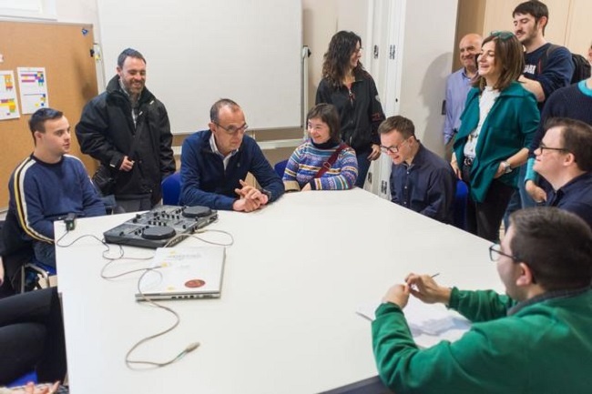 Miquel Pueyo visita down lleida