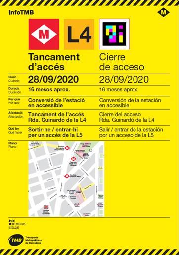 tancament vestibul intercanviador maragall