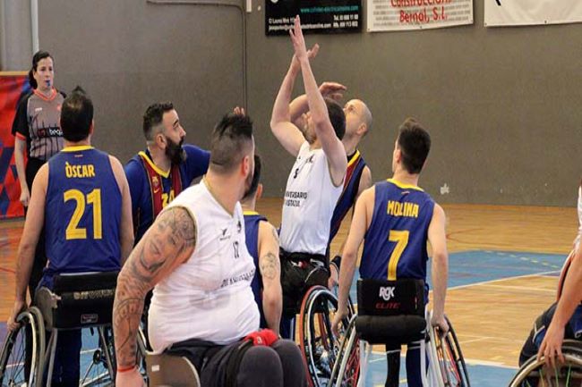 unes fc barcelona liga nacional basquet cadira rodes