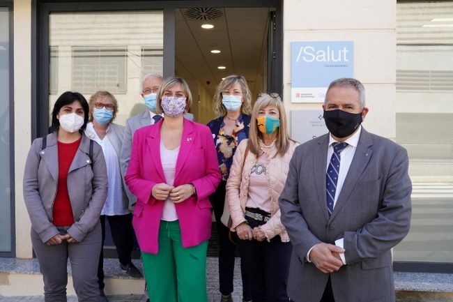 alba vergés inaugurant centre salut mental móra ebre