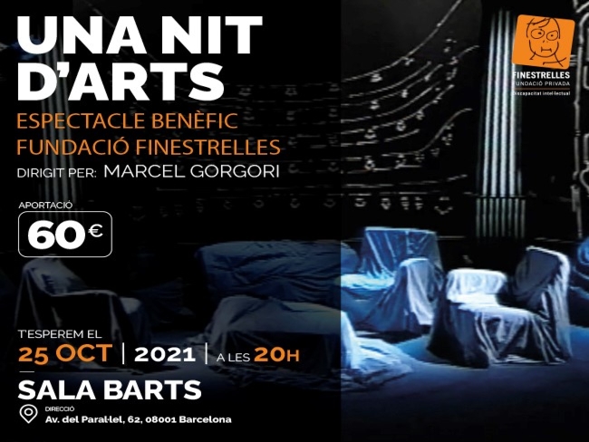 gala benèfica una nit d'arts fundacio finestrelles