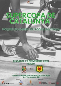 cartell supercopa catalunya hoquei cadira rodes electrica