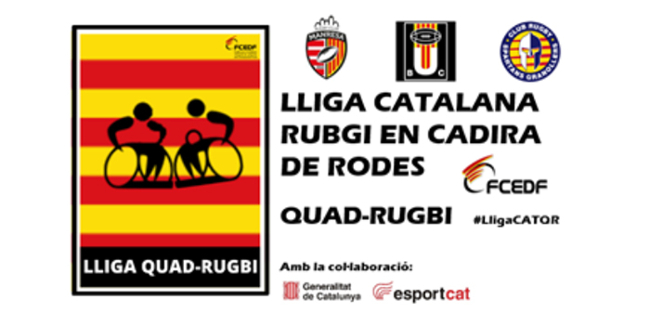 cartell lliga catalana rugbi cadira rodes