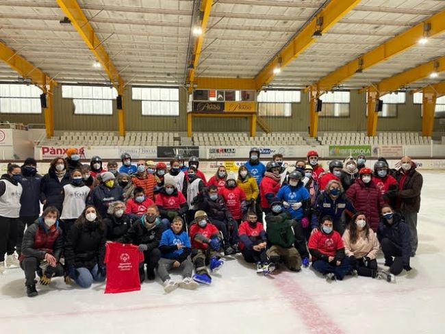 jornada patinatge gel inclusiu puigcerdà