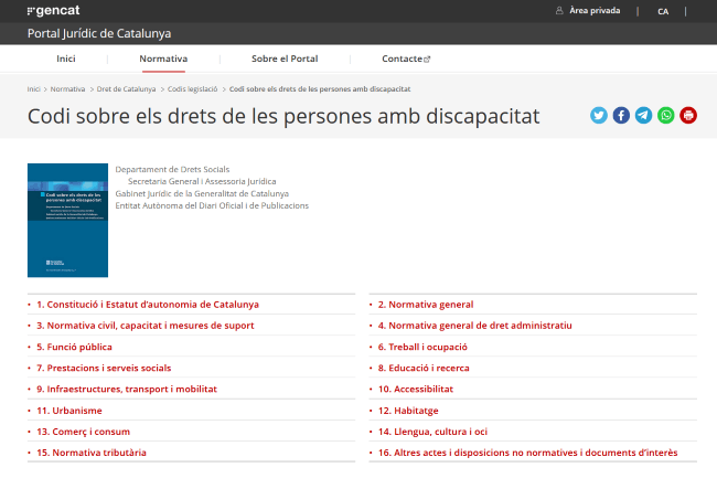codi drets persones amb discapacitat
