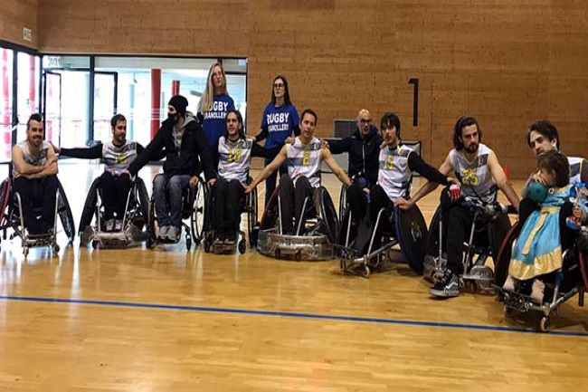 spartans granollers lliga catalana rugbi cadira de rodes