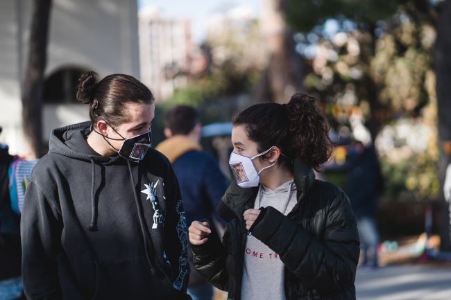 retirada mascaretes transparents persones amb sordesa